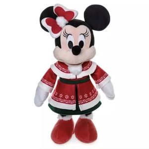 Disney Store Holiday Minnie Mouse Plush 2022 NEW